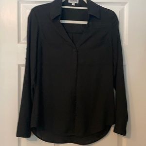 Black button up Portifino blouse